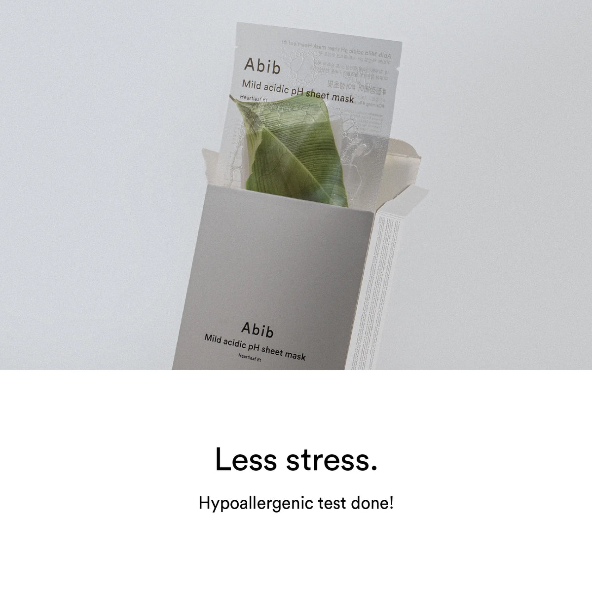 Abib Mild Acidic pH Sheet Mask/Heartleaf Fit
