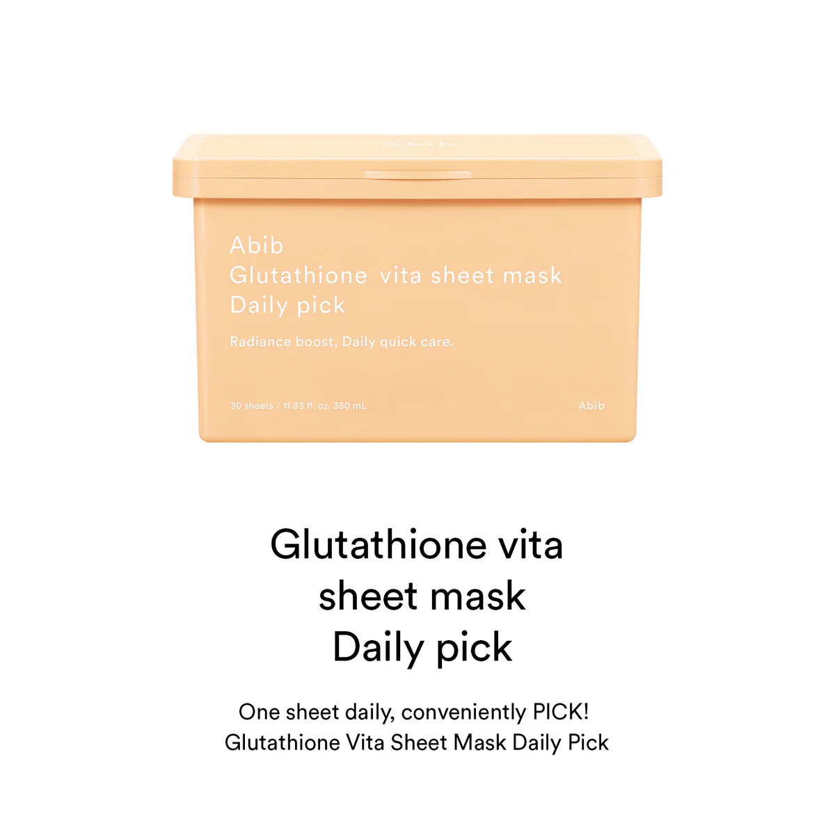 Glutathione Vita Sheet Mask/Daily Pick