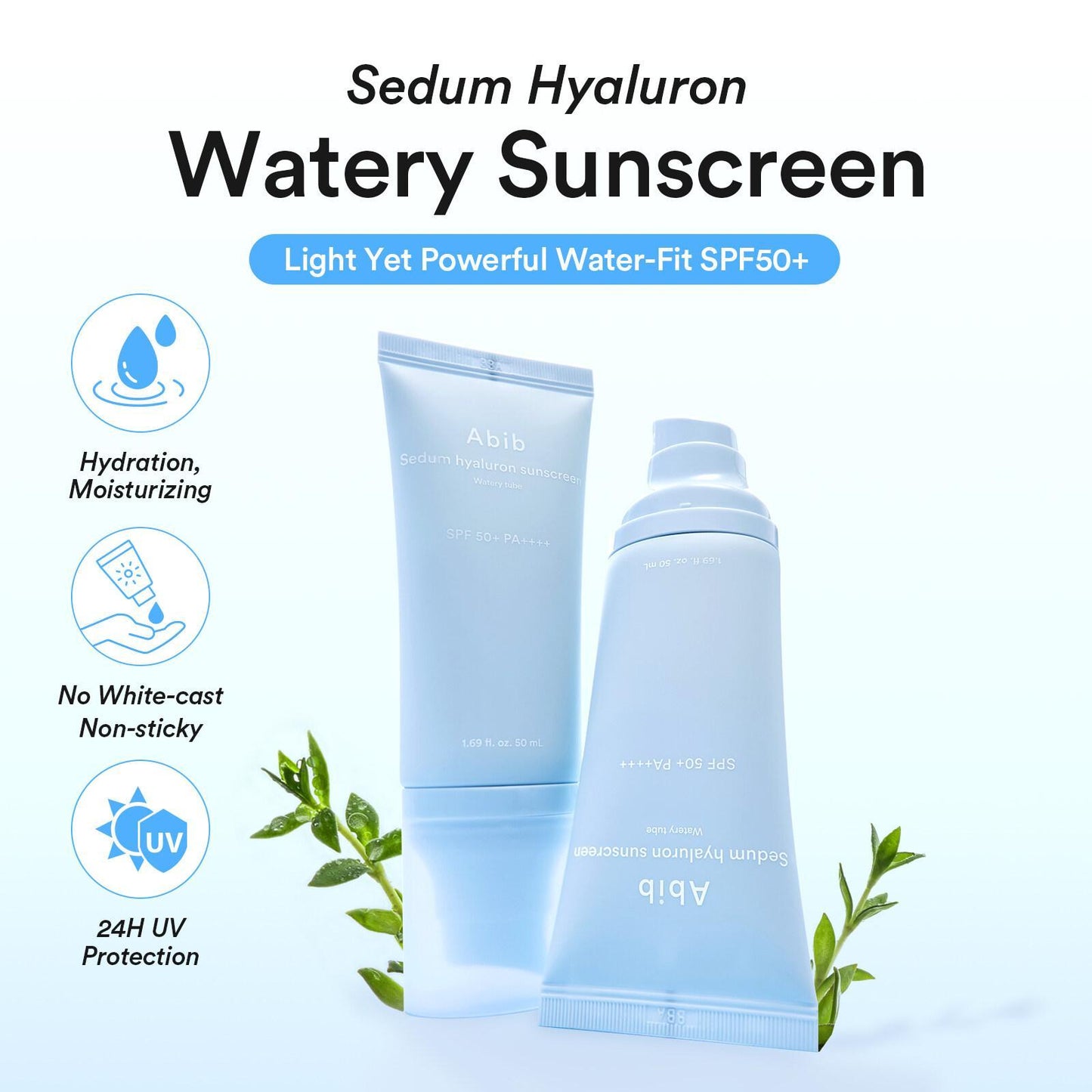 Sedum Hyaluron Sunscreen/Watery Tube