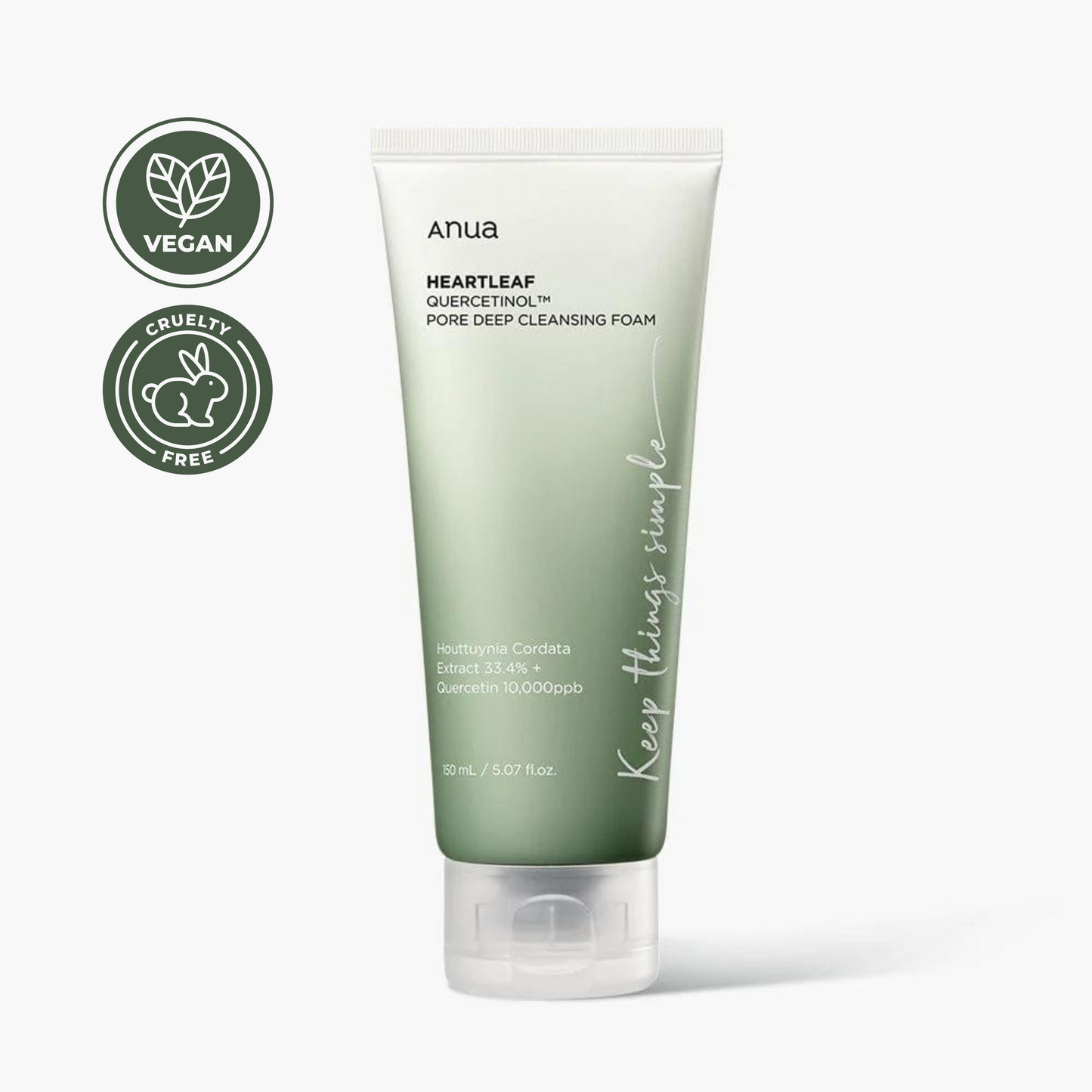 Anua Heartleaf Quercetinol Pore Deep Cleansing Foam Skinbeat anua-heartleaf-quercetinol-pore-deep-cleansing-foam-skinbeat