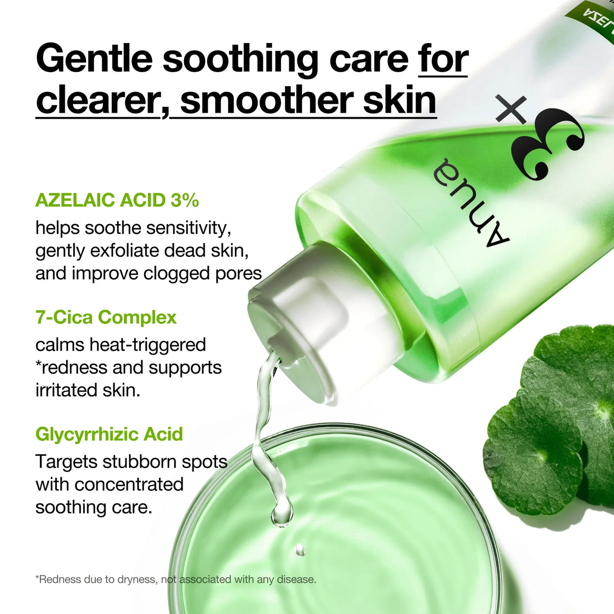 Anua Azelaic Acid 3 Cica Skin Clarifying Toner