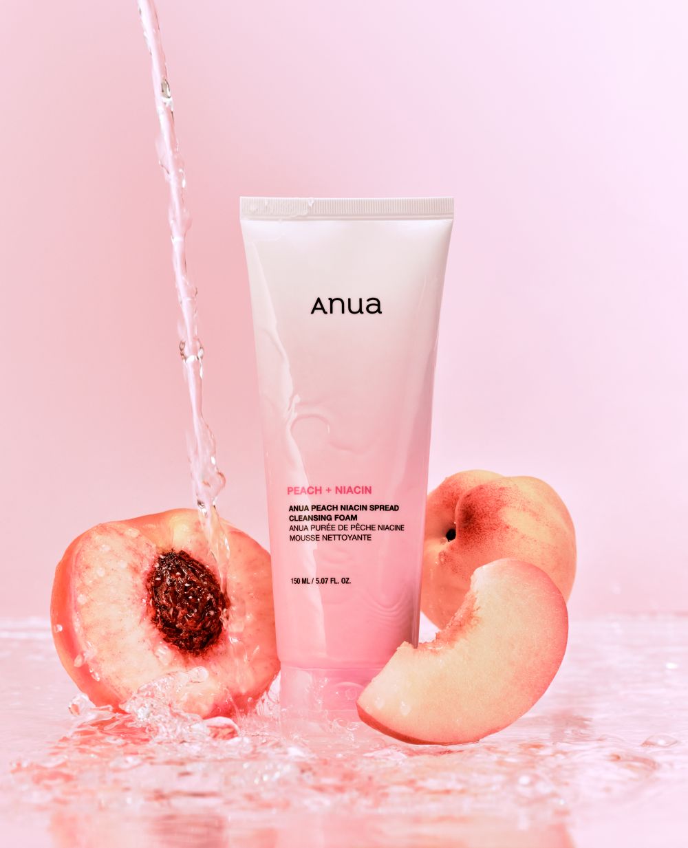 Anua Peach Niacin Spread Cleansing Foam