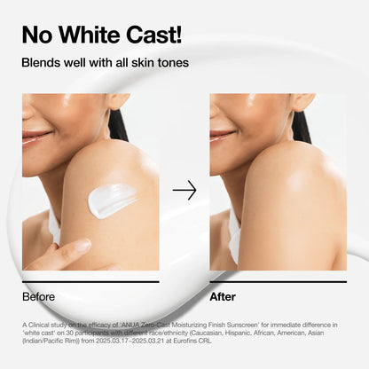 Zero-Cast Moisturizing Finish Sunscreen SPF50