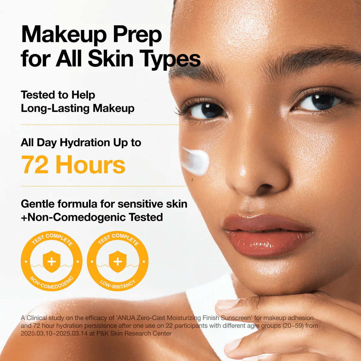 Zero-Cast Moisturizing Finish Sunscreen SPF50