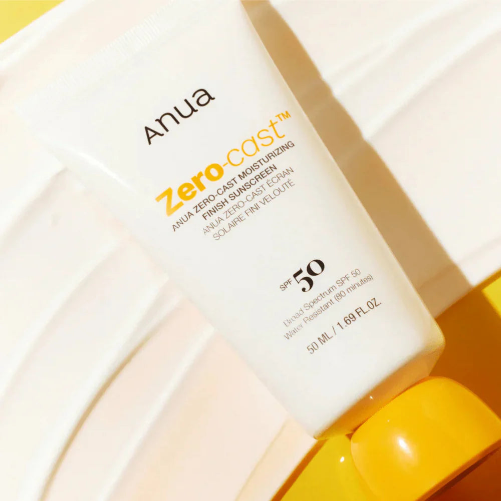 Anua Zero-Cast Moisturizing Finish Sunscreen SPF50