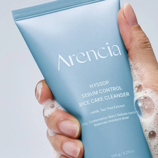 Arencia Hyssop Sebum Control Rice Cake Cleanser