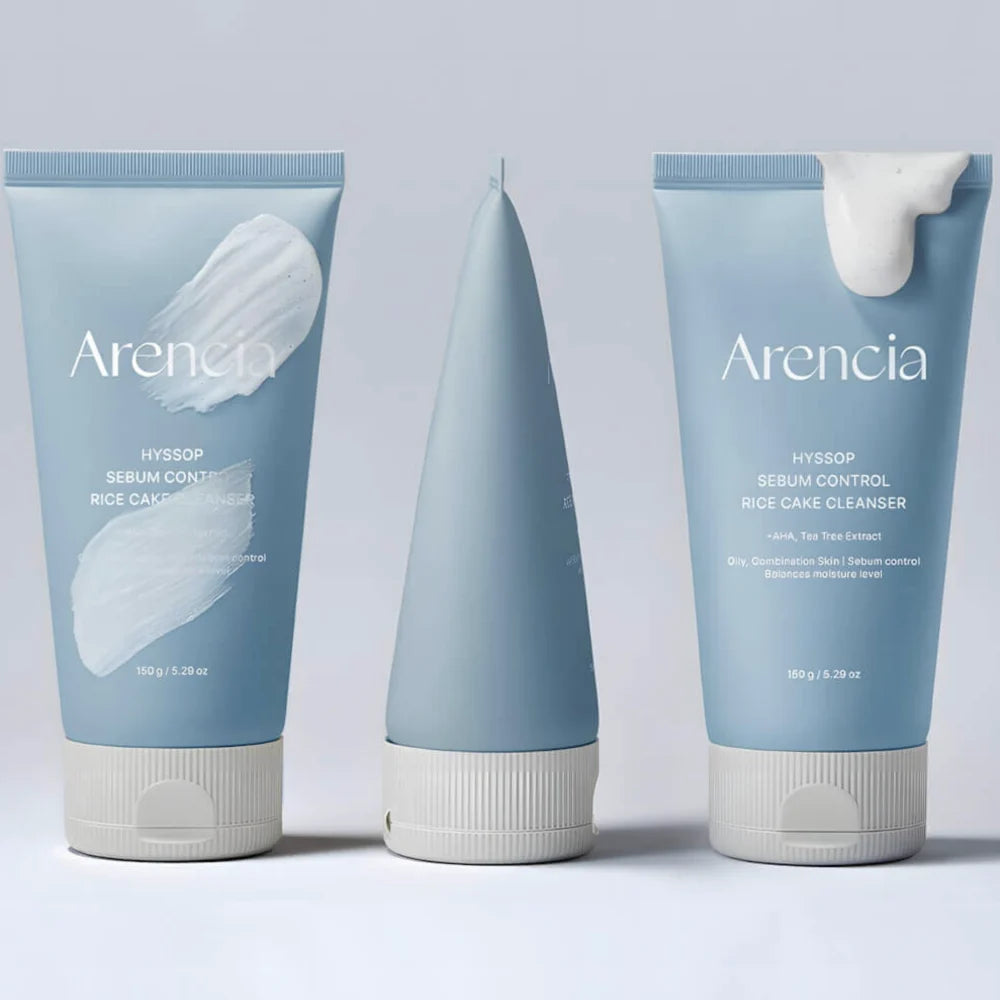 Arencia Hyssop Sebum Control Rice Cake Cleanser