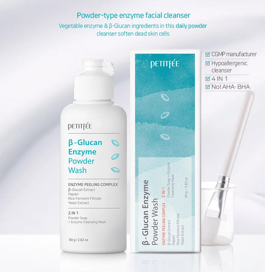 Petitfee B-Glucan Enzyme Powder Wash