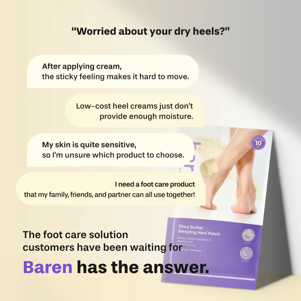 Shea Butter Sleeping Heel Patch