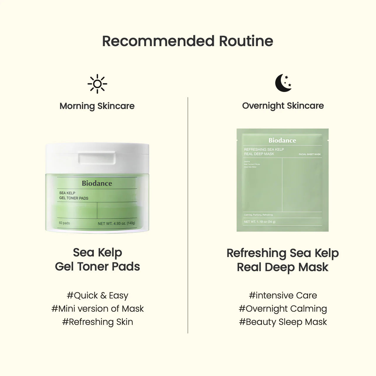 Sea Kelp Gel Toner Pads