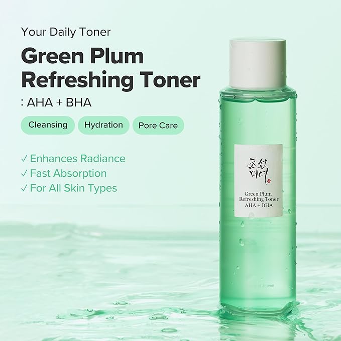 Beauty of Joseon Green Plum Refreshing Toner: AHA + BHA