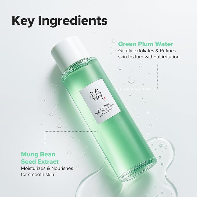 Beauty of Joseon Green Plum Refreshing Toner: AHA + BHA