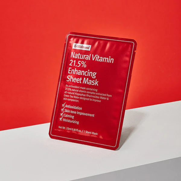 By Wishtrend Natural Vitamin 21.5% Enhancing Sheet Mask