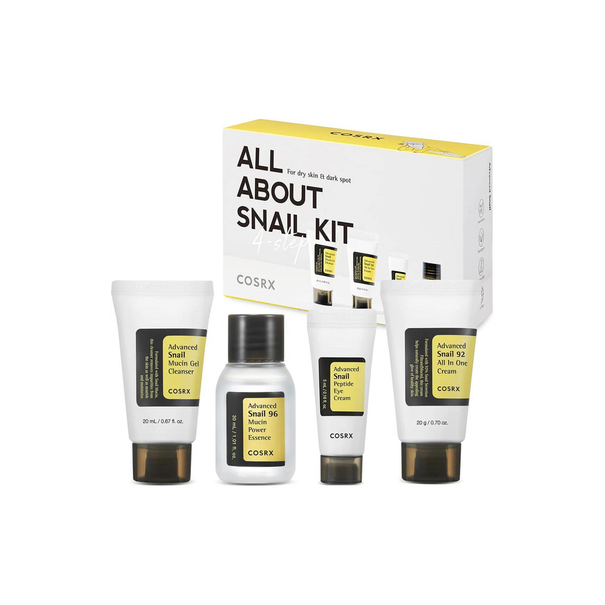 COSRX All About Snail Kit 4-step