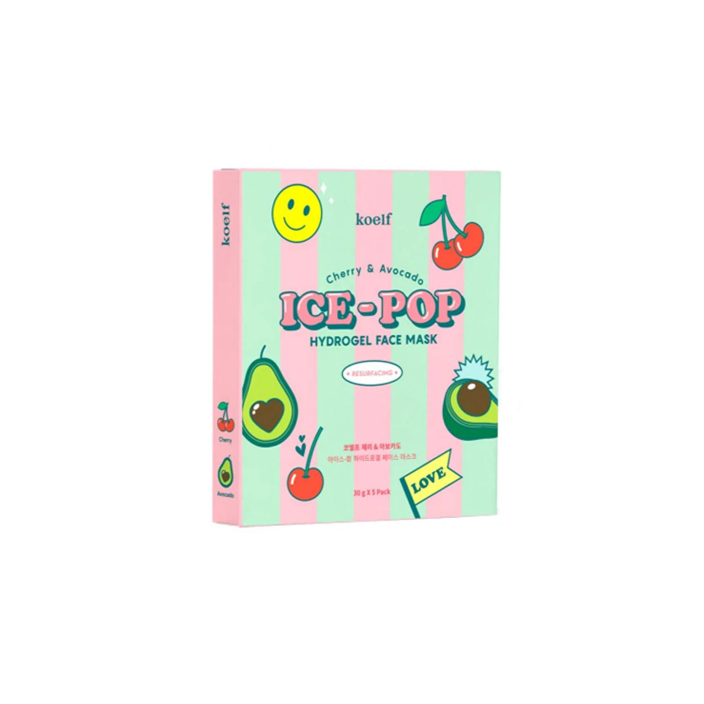 Cherry & Avocado ICE-POP Hydrogel Face Mask