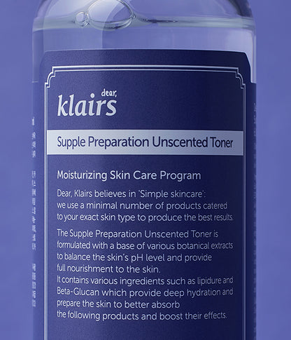 Supple Preparation Unscented Toner