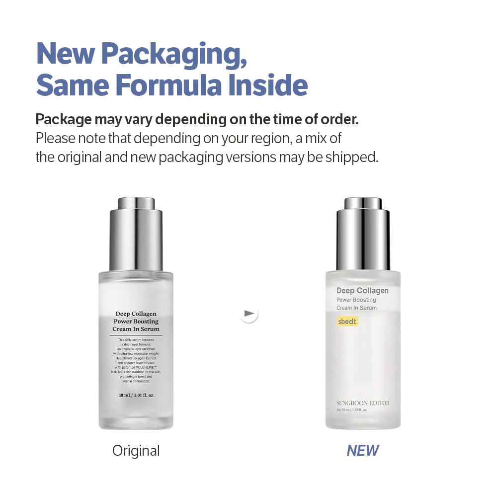 Deep Collagen Power Boosting Cream In Serum