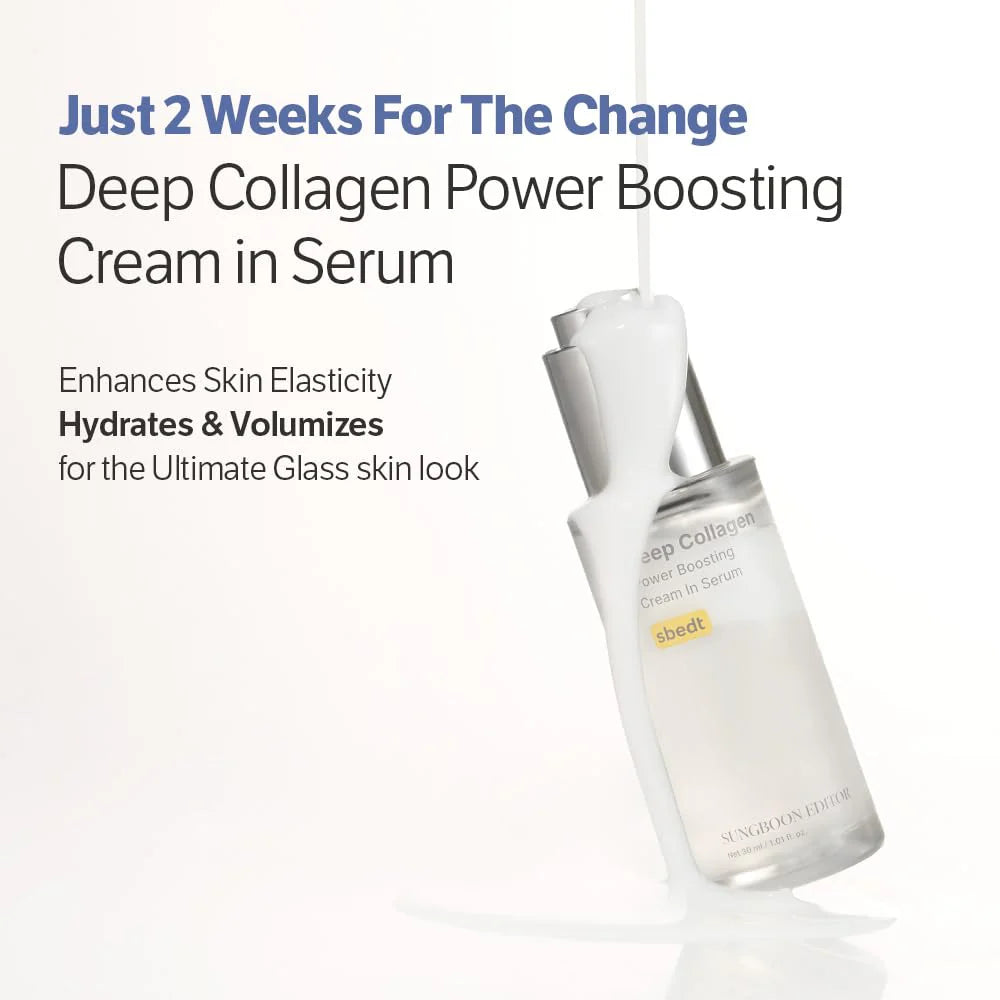 SUNGBOON EDITOR Deep Collagen Power Boosting Cream In Serum