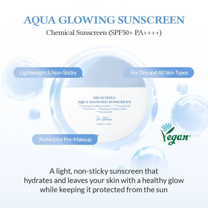 Aqua Glowing Sunscreen SPF50+ PA++++