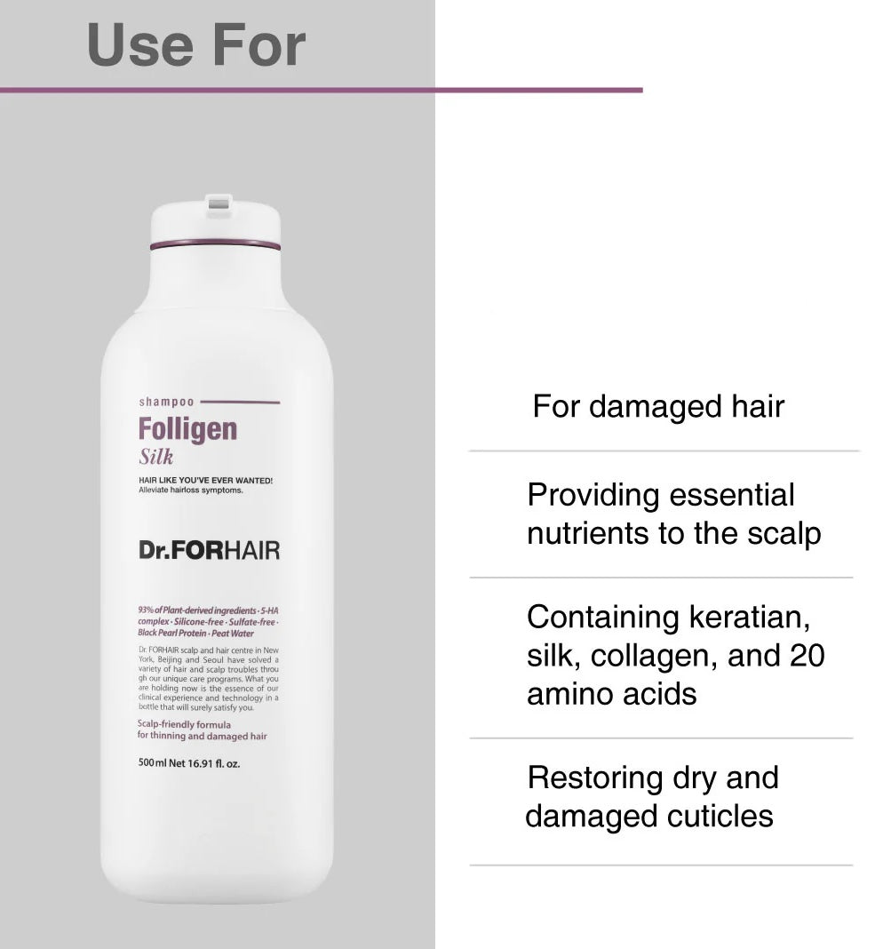 Dr.FORHAIR Folligen Silk Shampoo