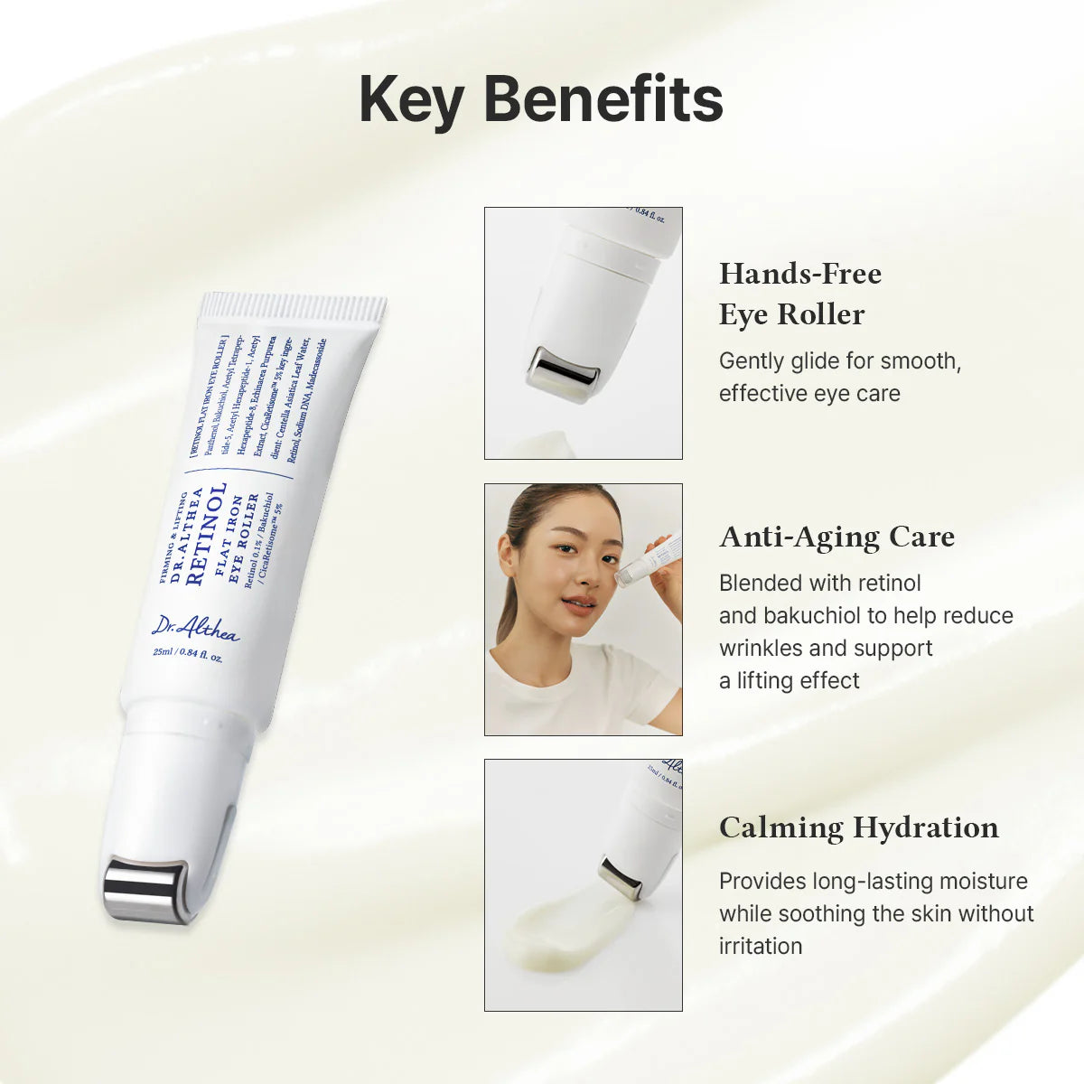 Retinol Flat Iron Eye Roller
