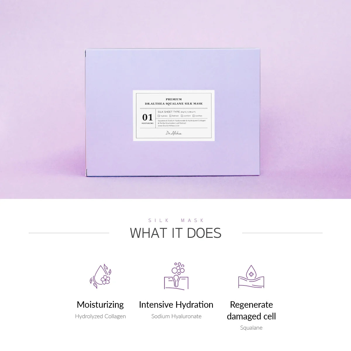 Dr. Althea Premium Squalane Silk Mask