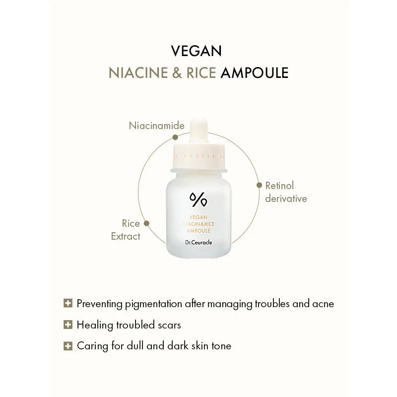 Dr.Ceuracle Vegan Niacin & Rice Ampoule