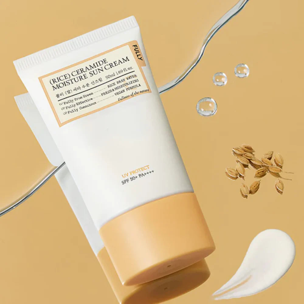 FULLY Rice Ceramide Moisture Sun Cream SPF50+ PA++++