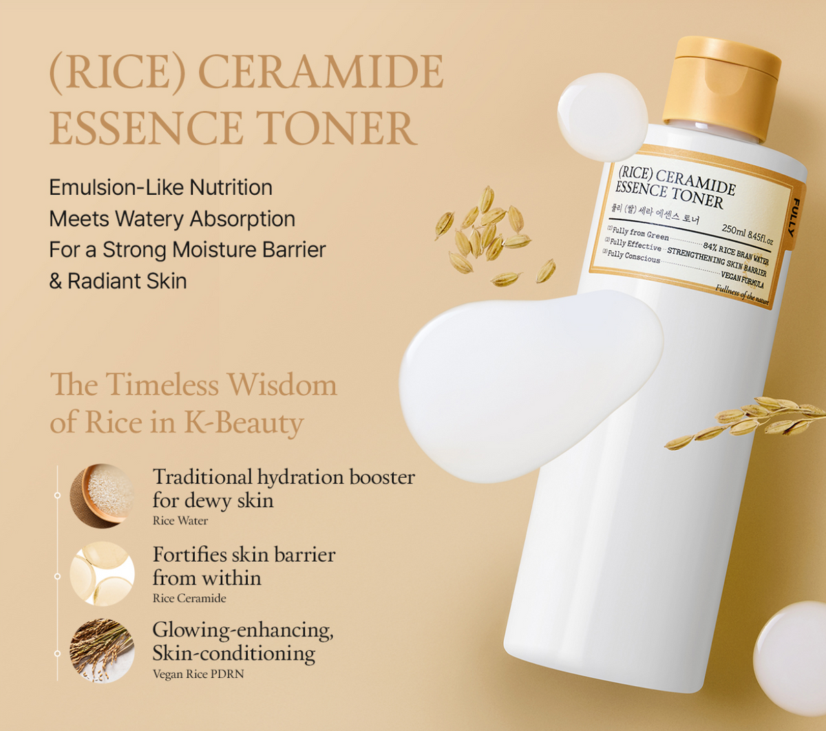 FULLY Rice Ceramide Essence Toner