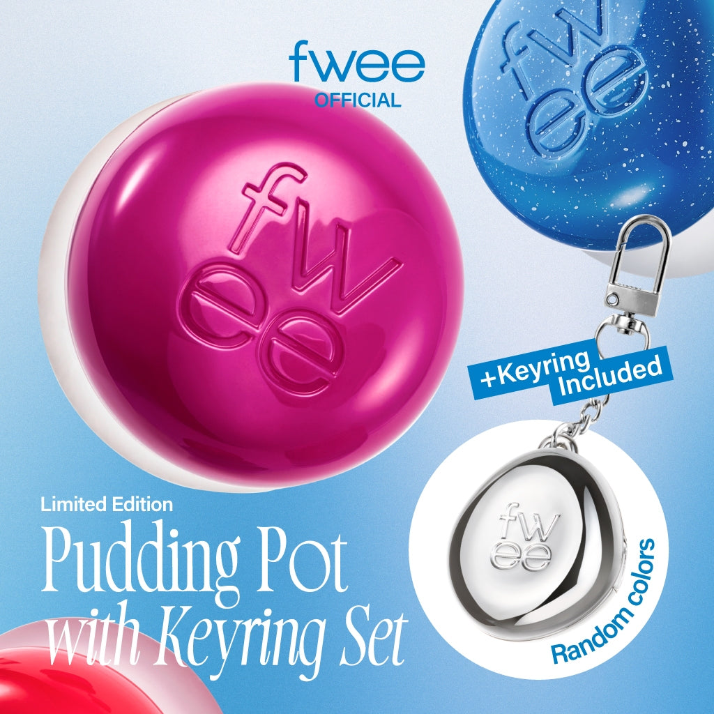 fwee Lip & Cheek Blurry Pudding Pot + Keyring (Random Color)