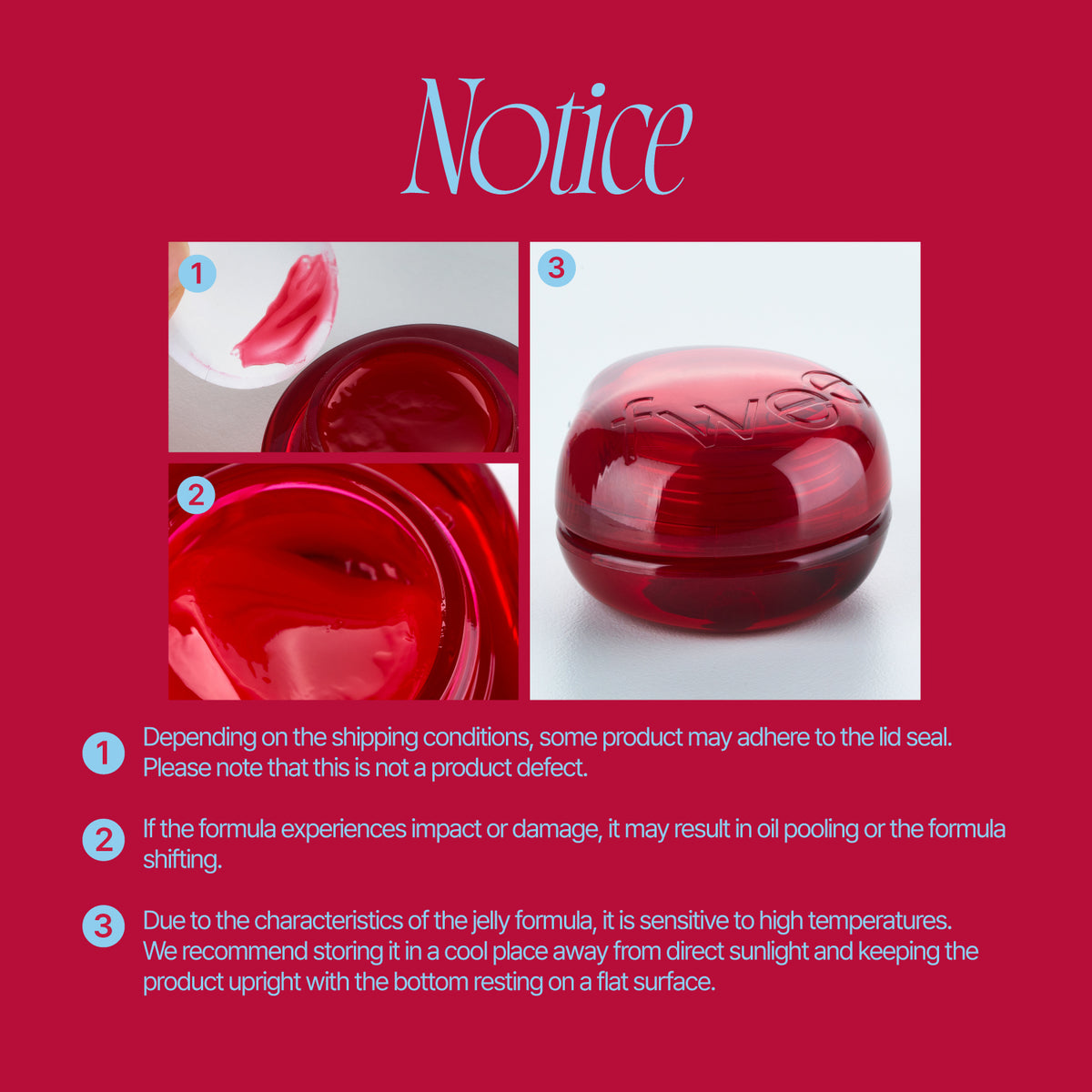 fwee Lip & Cheek Glowy Jelly Pot + Keyring (Random Color)