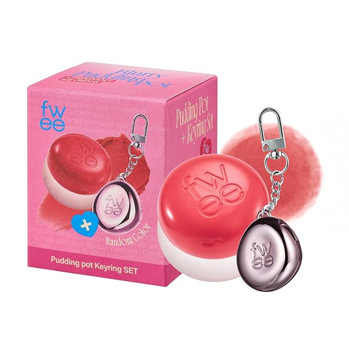 fwee Lip & Cheek Blurry Pudding Pot + Keyring (Random Color)