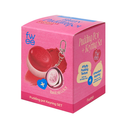 fwee Lip & Cheek Blurry Pudding Pot + Keyring (Random Color)