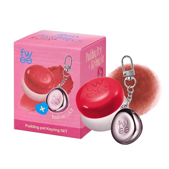 fwee Lip & Cheek Blurry Pudding Pot + Keyring (Random Color)