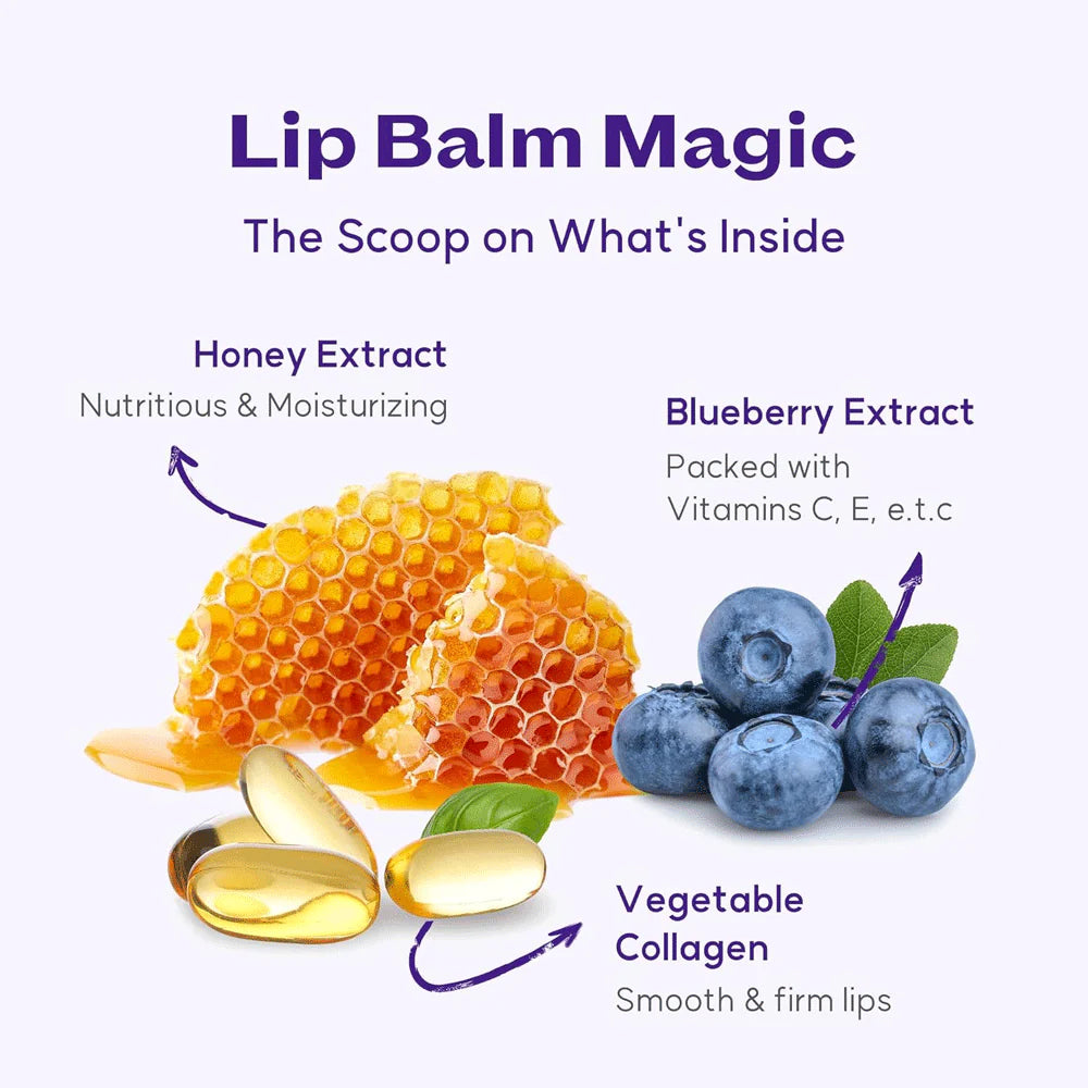 Blueberry Hydrating Honey Lip Balm