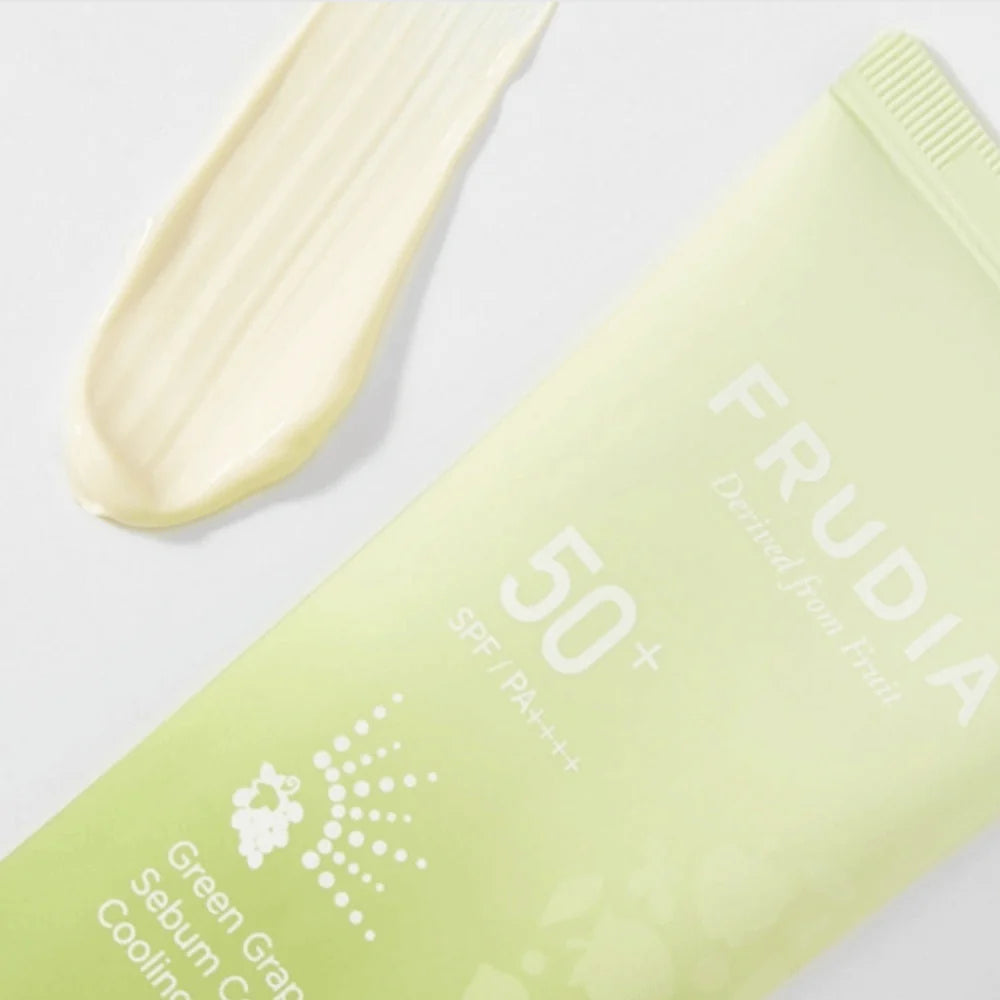 FRUDIA Green Grape Sebum Control Sun Gel SPF50+ PA++++