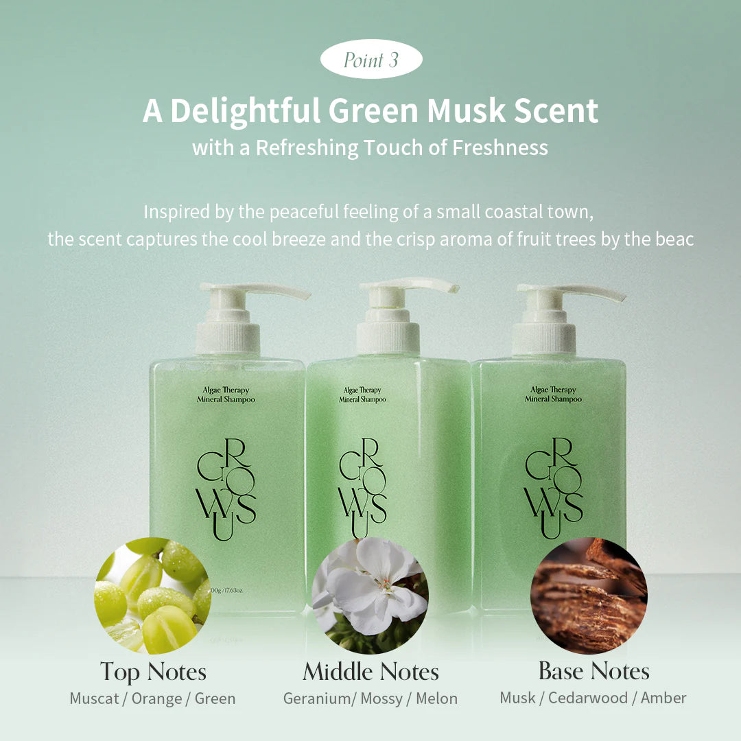GROWUS Algae Therapy Mineral Shampoo