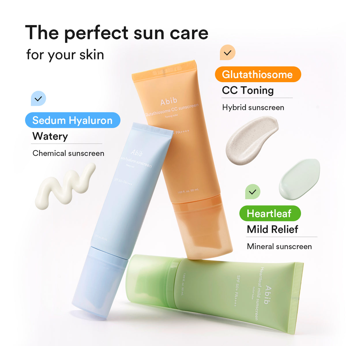 Abib Heartleaf Mild Sunscreen/Relief Tube SPF50+ PA++++