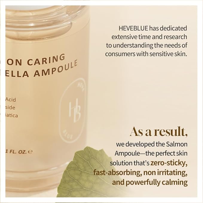 HEVEBLUE Salmon Caring Centella Ampoule