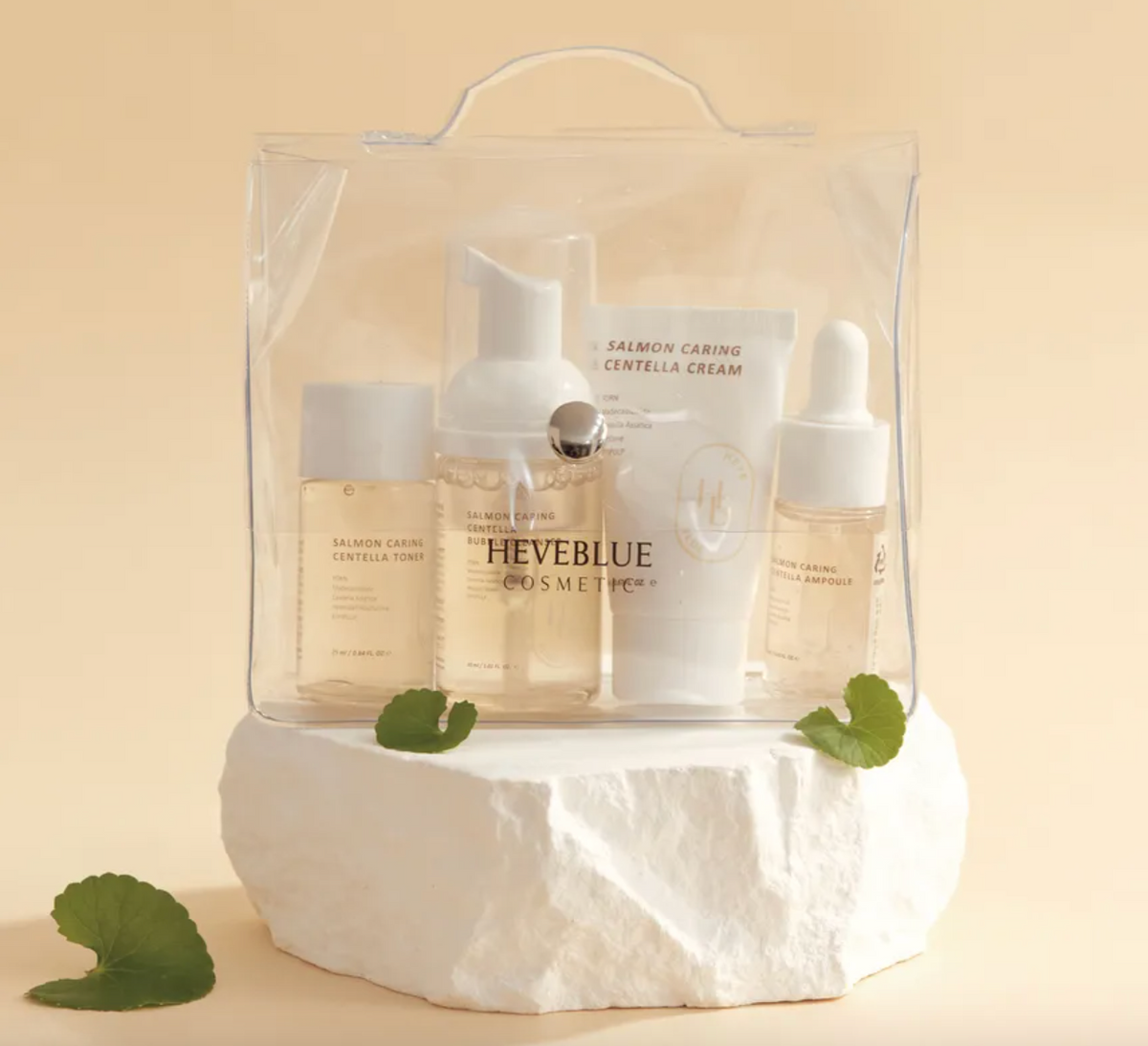 HEVEBLUE Salmon Caring Centella Special Travel Kit
