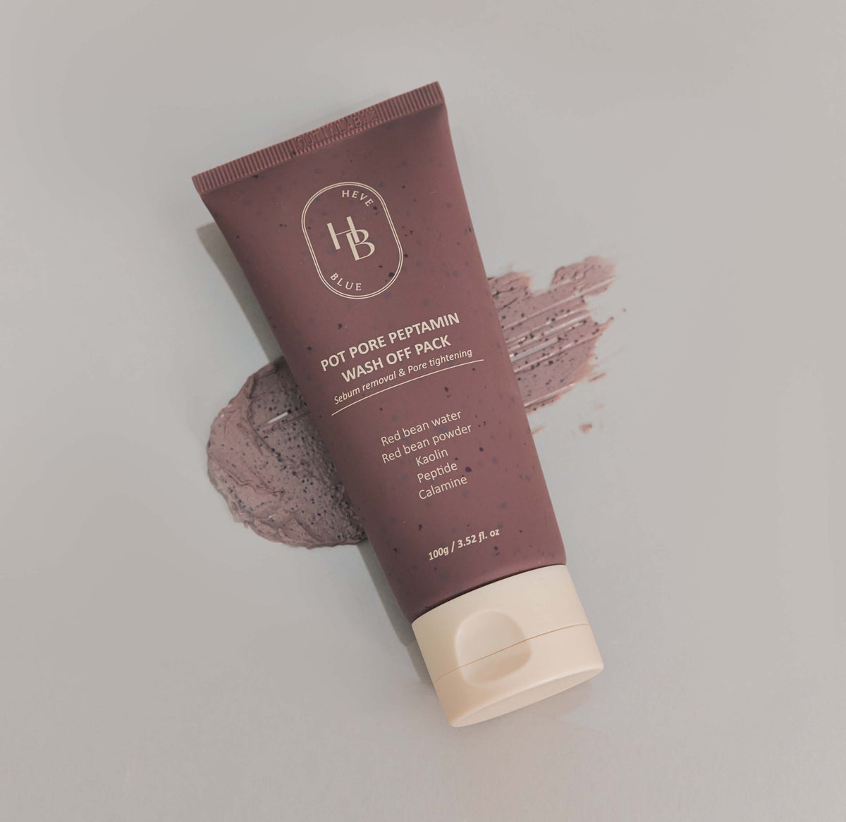 HEVEBLUE Pot Pore Peptamin Wash Off Pack