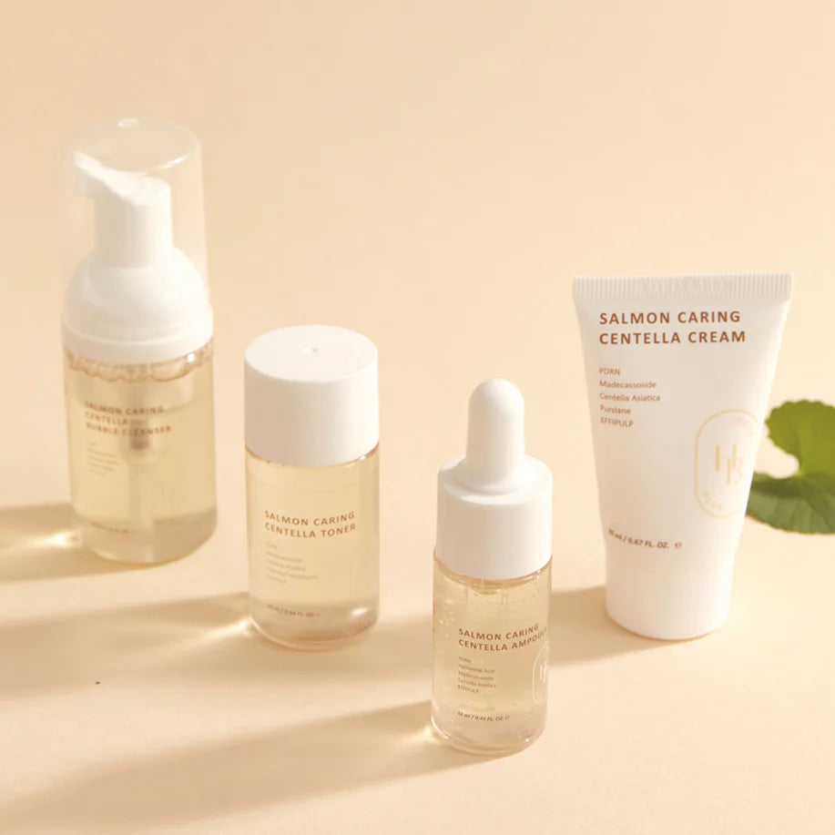 HEVEBLUE Salmon Caring Centella Special Travel Kit
