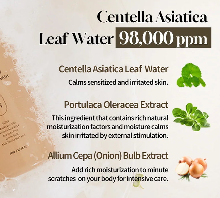 Salmon Fruity Centella Body Wash