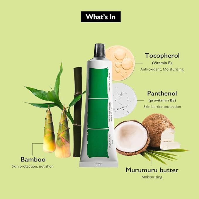haruharu WONDER Black Bamboo Nourishing Calming Hand & Nail Cream