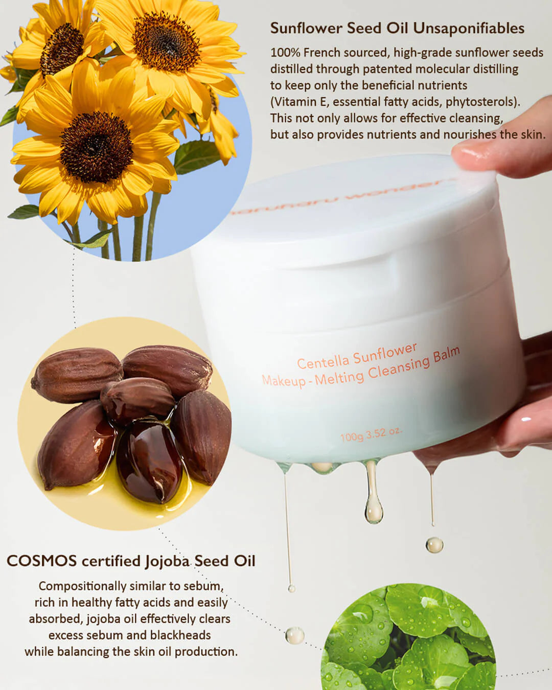 Centella Sunflower Makeup-Melting Cleansing Balm