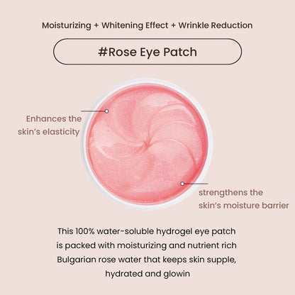 Bulgarian Rose Water Hydrogel Eye Patch