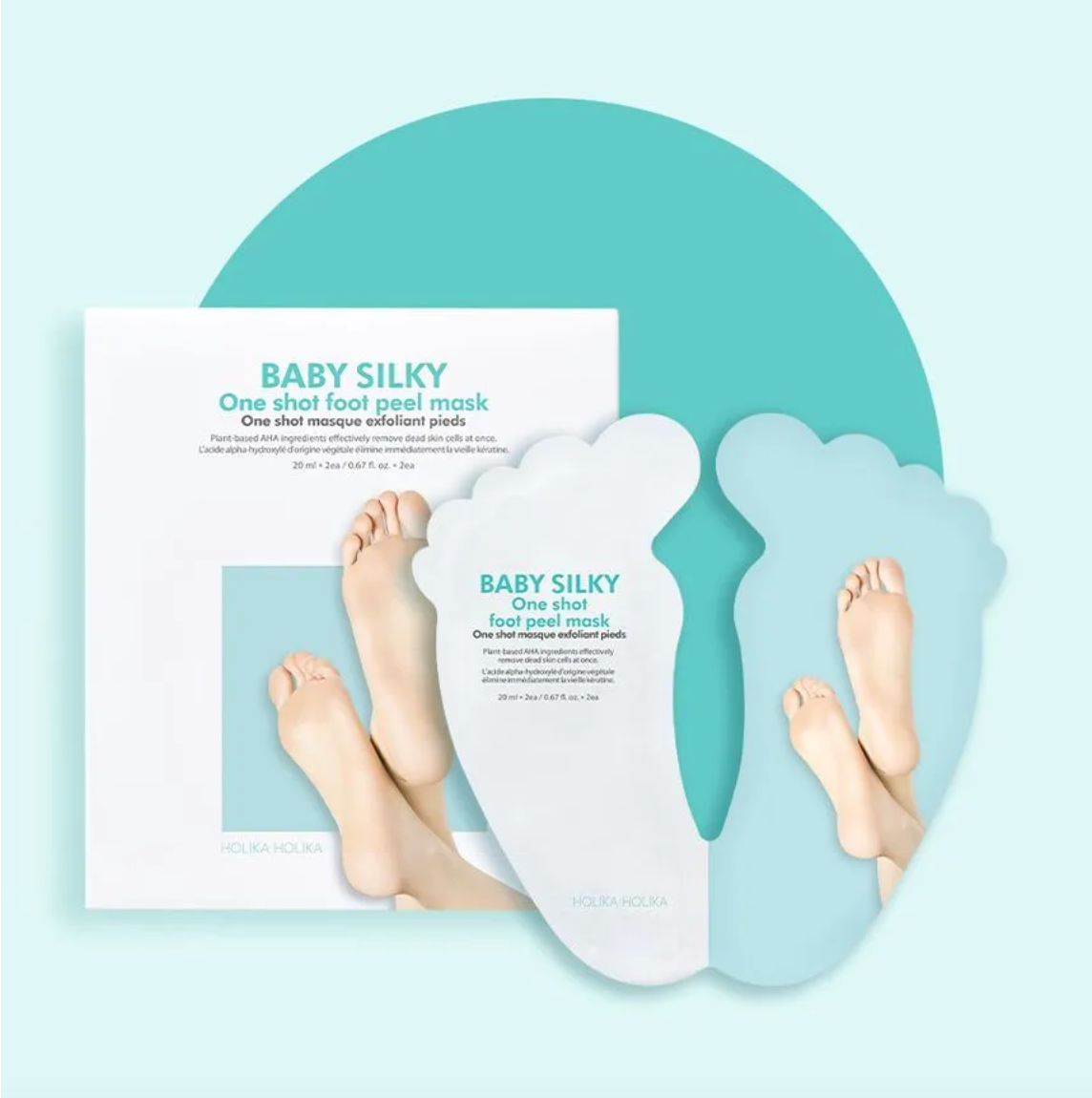Holika Holika Baby Silky One Shot Foot Peel Mask