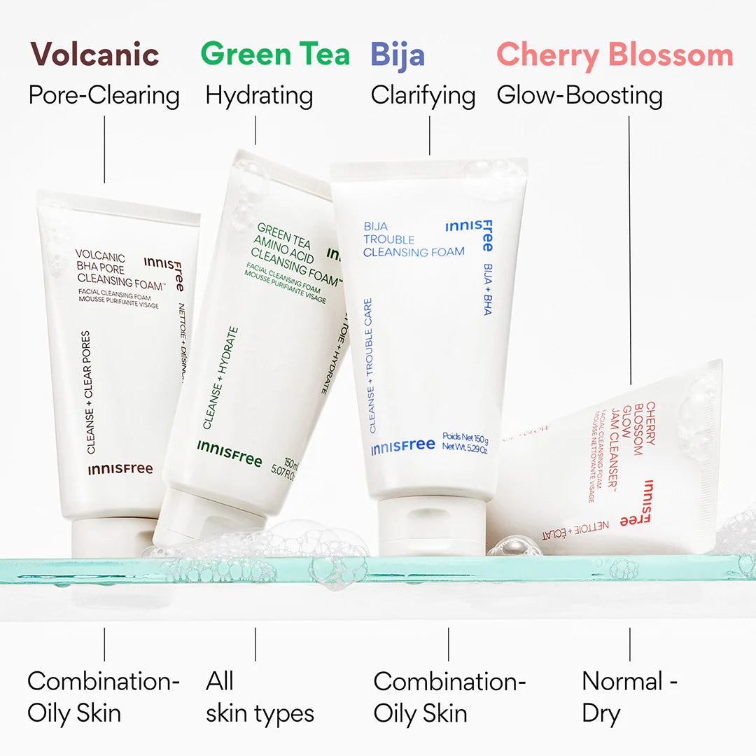 innisfree Green Tea Amino Hydrating Cleansing Foam