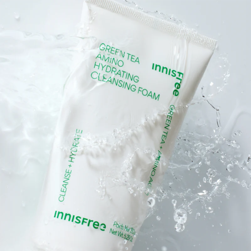 innisfree Green Tea Amino Hydrating Cleansing Foam