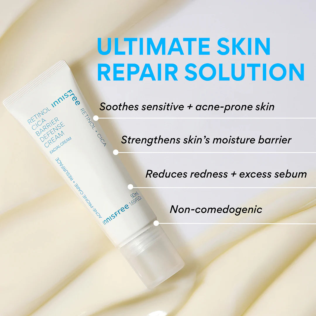 innisfree Retinol Cica Barrier Defense Cream